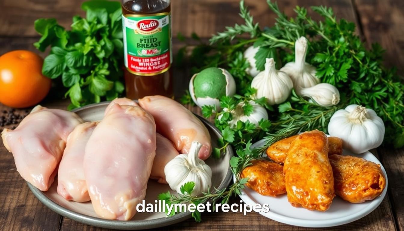 fried chicken wings using italian salad dressing recipe