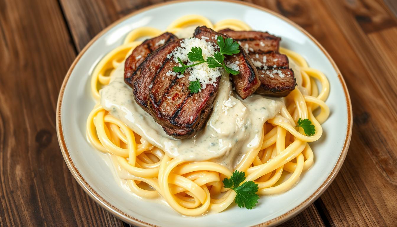 Steak Alfredo Recipe